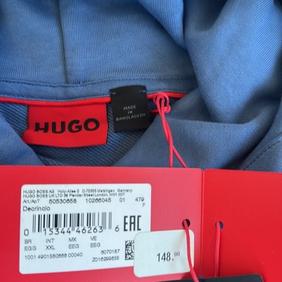 Hugo Decrincio Logo Graphic Hoodie
HUGO runs small - Picture 6 of 10